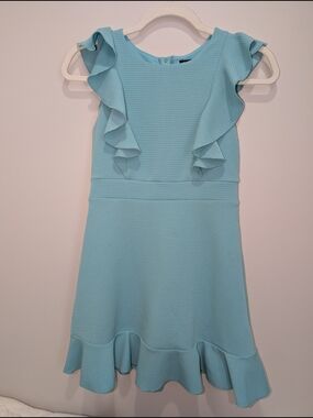 Zunie | Dresses | Zunie Denim And Rainbow Tulle Dress | Poshmark
